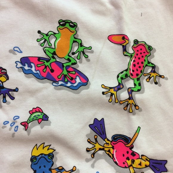 NWOT Fun Frog 100% Cotton Preshrunk Tee - Picture 2 of 7
